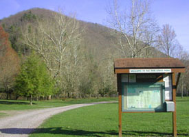 A trail at Big Run State Park