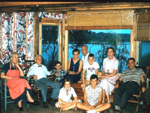 1959 family photo includes three generations of the Besley family