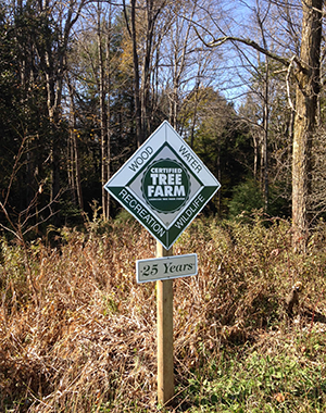 Certified Tree Farm Sign