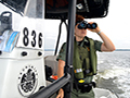 NRP Officer on patrol on the South River