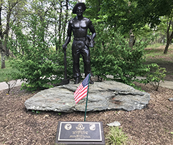 Statue of Iron Mike at Gambrill State Park