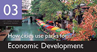 How Cities Use Parks for Economic Development Icon