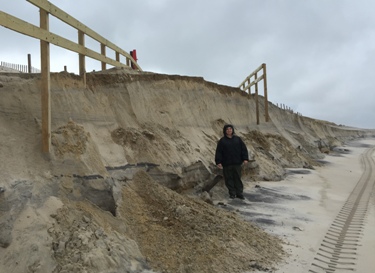 dune damage at Assateague State Park