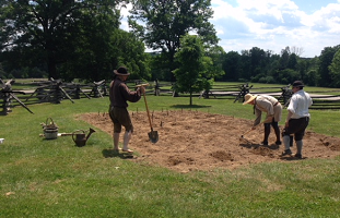 Colonial gardening at Fort Frederick